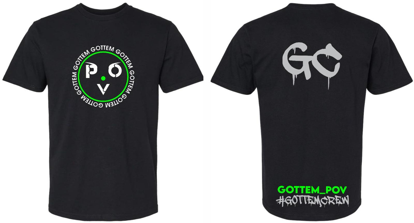Short Sleeve T reflective Drip Logo (back)